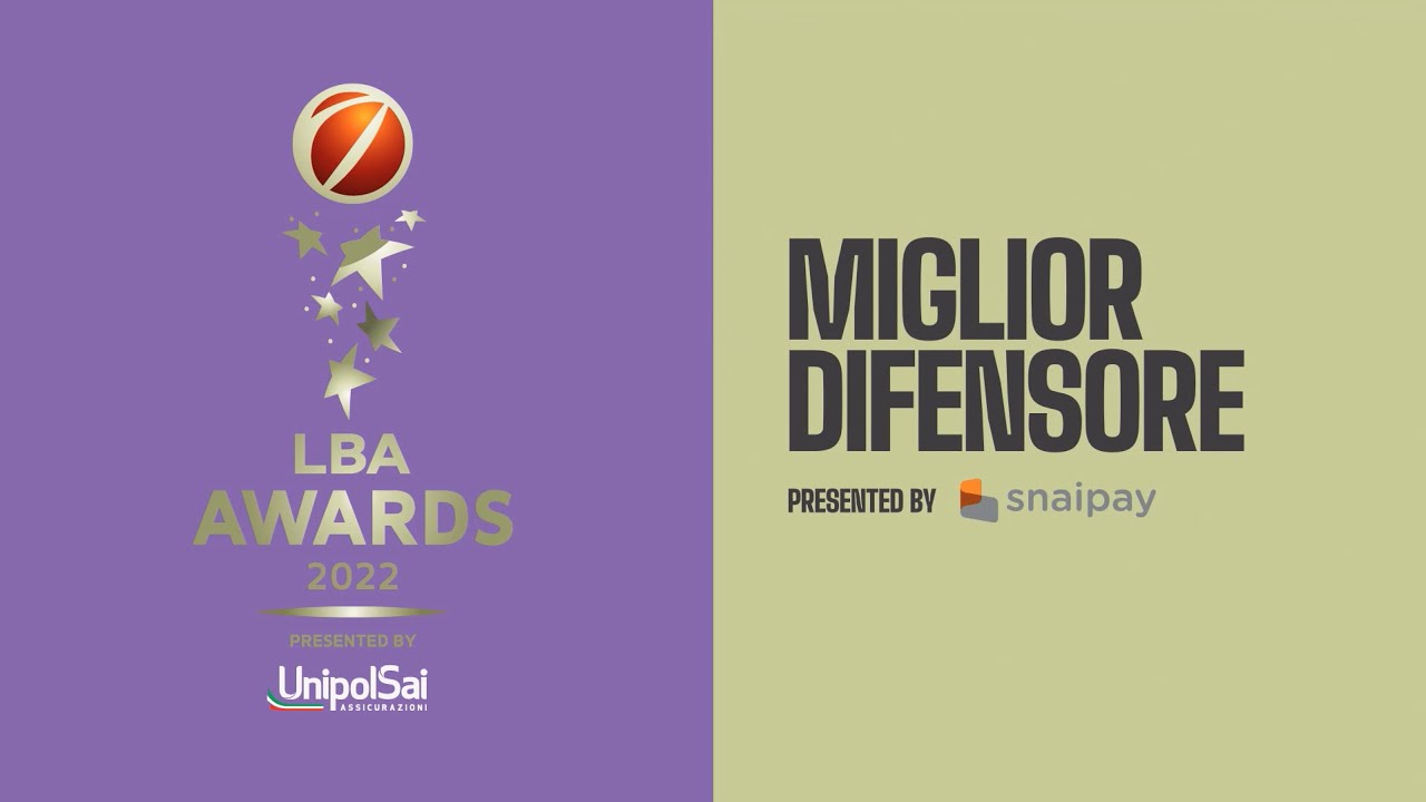 LBA Awards TV Show 2022 | Miglior Difensore | Alessandro Pajola