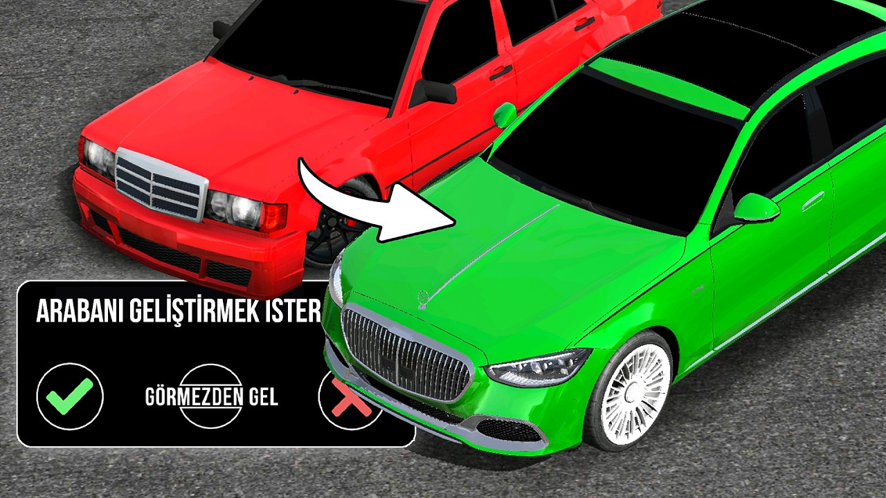 EN KÖTÜ MERCEDES’TEN Başlayıp EN PAHALISINA ULAŞTIM !! !! Car Parking Multiplayer