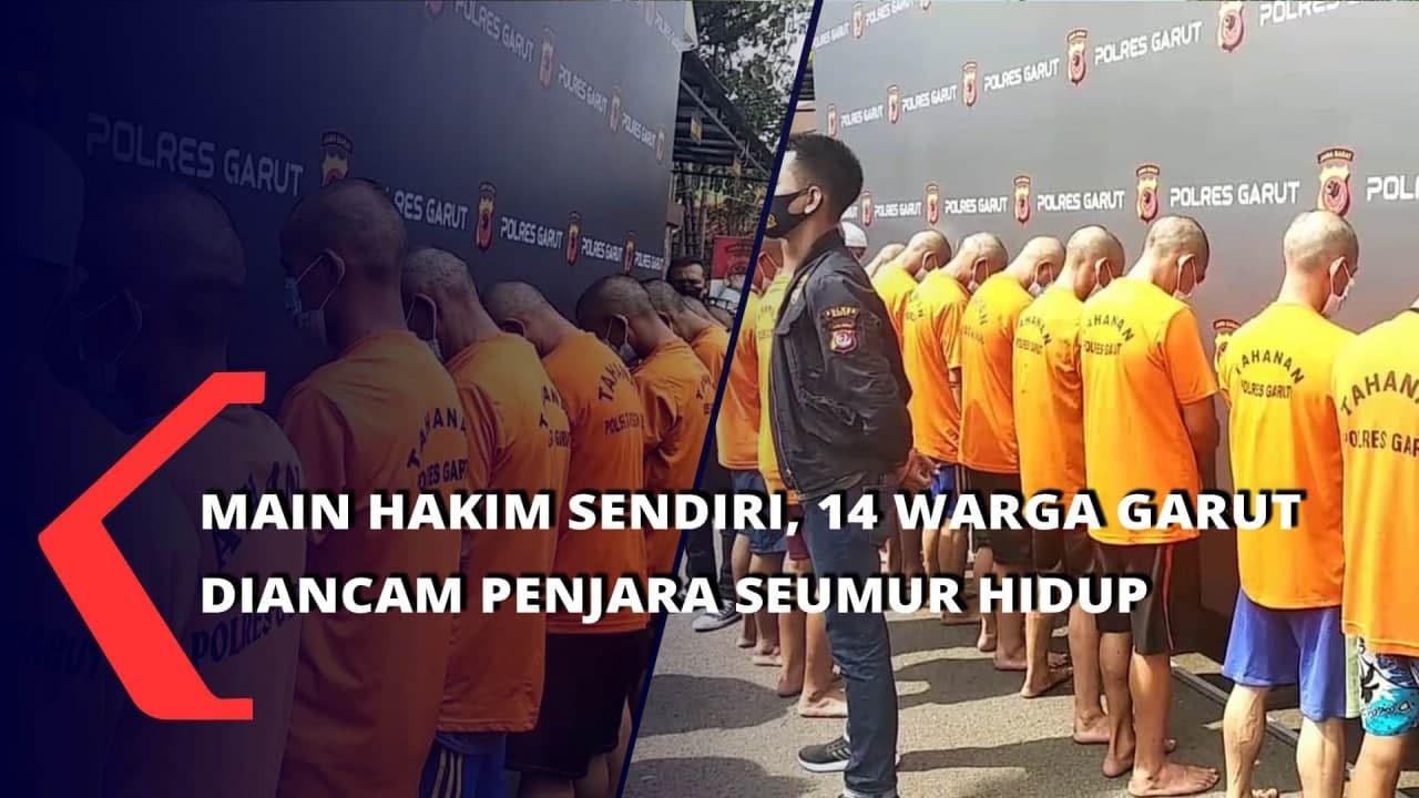 Main Hakim Sendiri, 14 Warga Garut Diancam Penjara Seumur Hidup