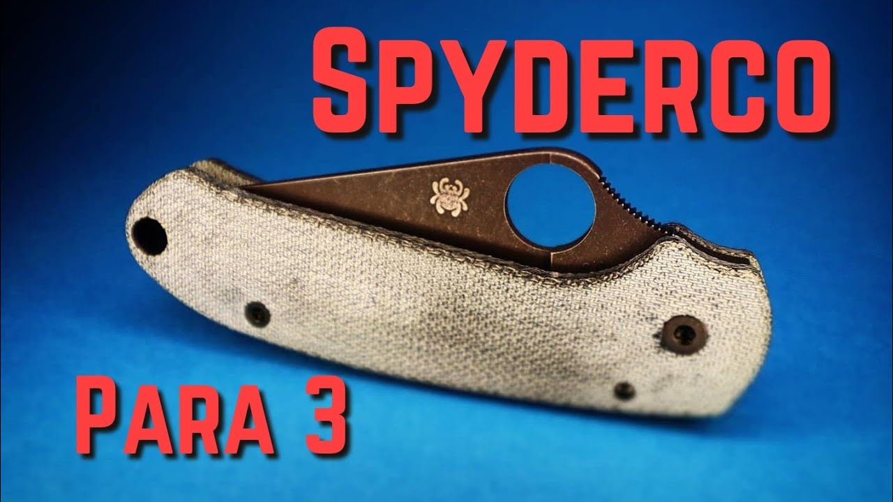 Кастомизация ножа - Spyderco Para 3 #makeover