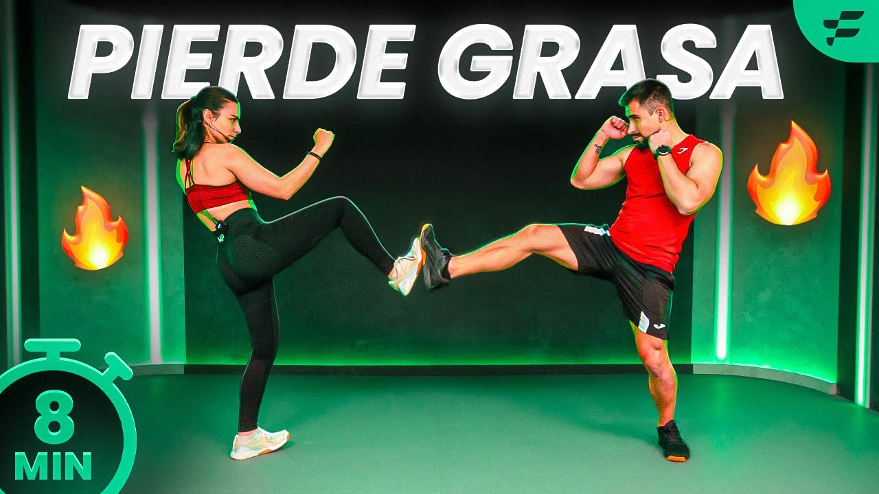 RUTINA DIVERTIDA de entrenamiento CARDIO. Reacciona a los pitidos y BAJA DE PESO en 8 MINUTOS