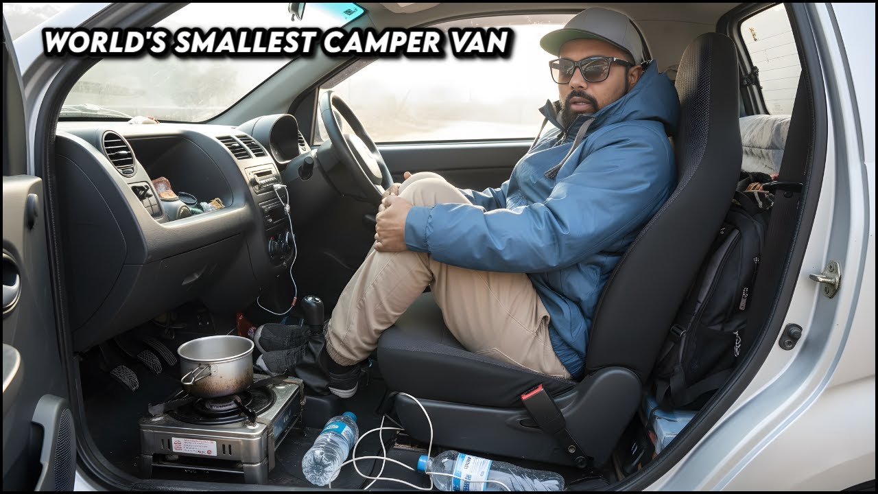 Can You REALLY Live in the World’s Smallest Camper Van? | Tata Nano Reality