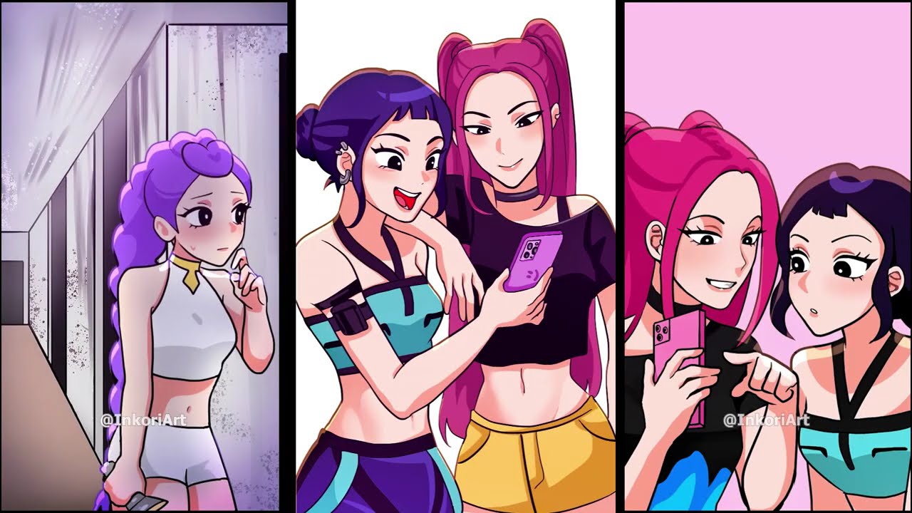 Jinu and Rumi Compilation  -What are Zoey and Mira badmouthing Rumi about? 🤩🥰 | Kpop Demon Hunters