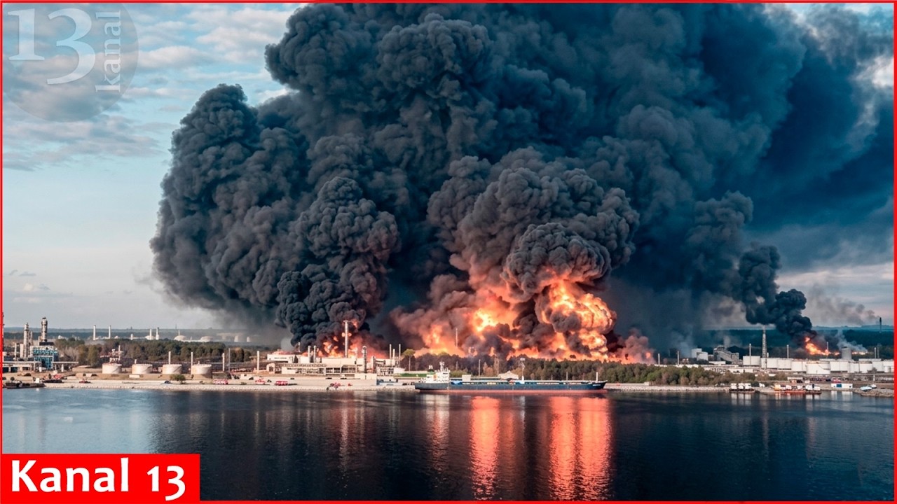 Украинские беспилотники атаковали нефтяные порты на Балтийском море, нанеся серьезный ущерб росси...