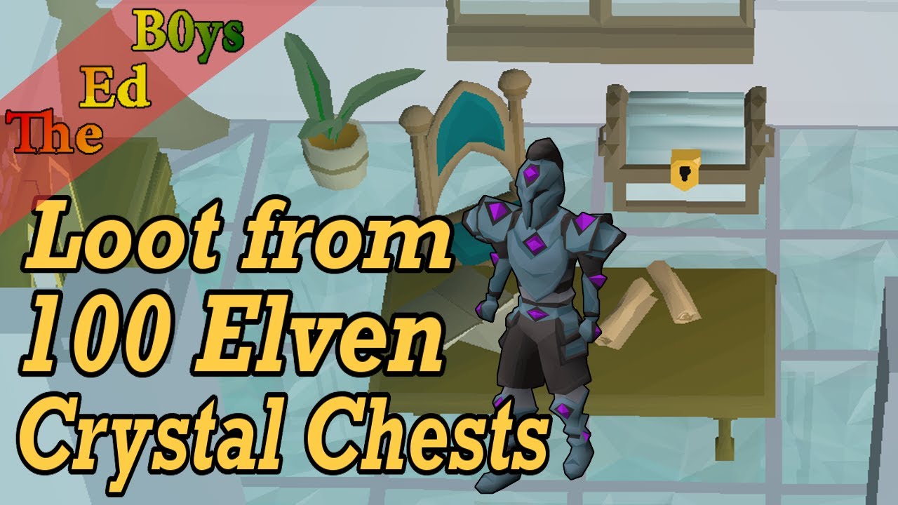 OSRS Loot from 100 Elven Crystal Chests | Chest Opening