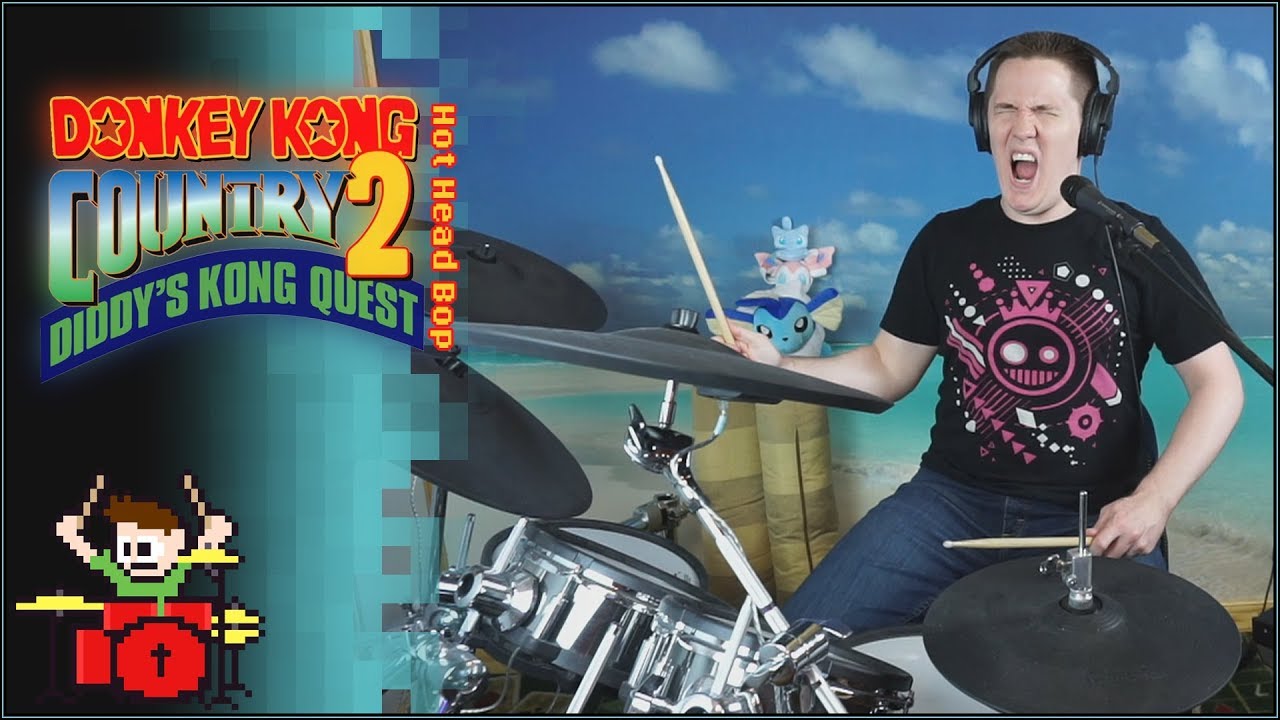 Donkey Kong Country 2 - Hot Head Bop (Teckworks Cover) On Drums!