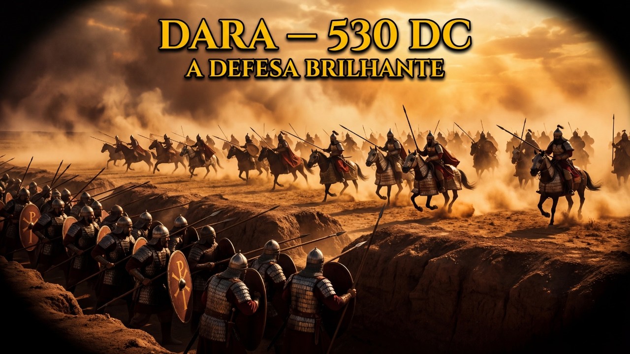Batalha de Dara (530): A Defesa Brilhante — Como as Trincheiras Romanas Aniquilaram o Exército Persa