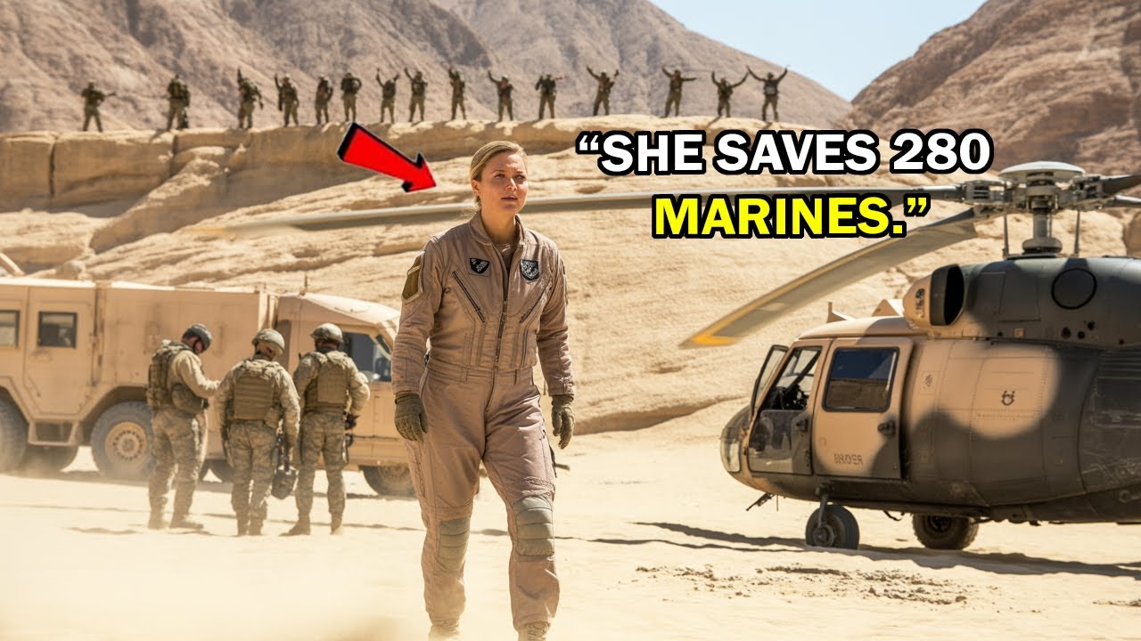 280 Marines Trapped in Desert A Female Pilot Broke Orders to Bring Them Home