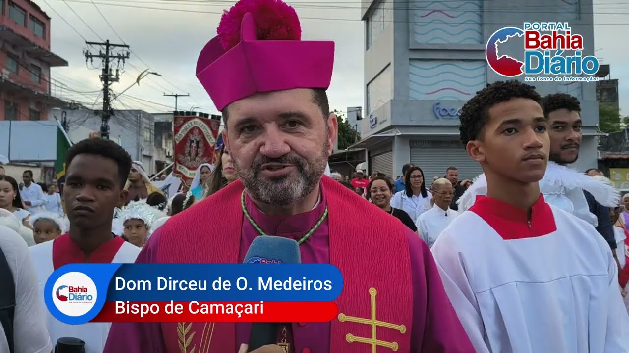 São Tomaz de Cantuária é celebrado com procissão e Missa Campal em Camaçari