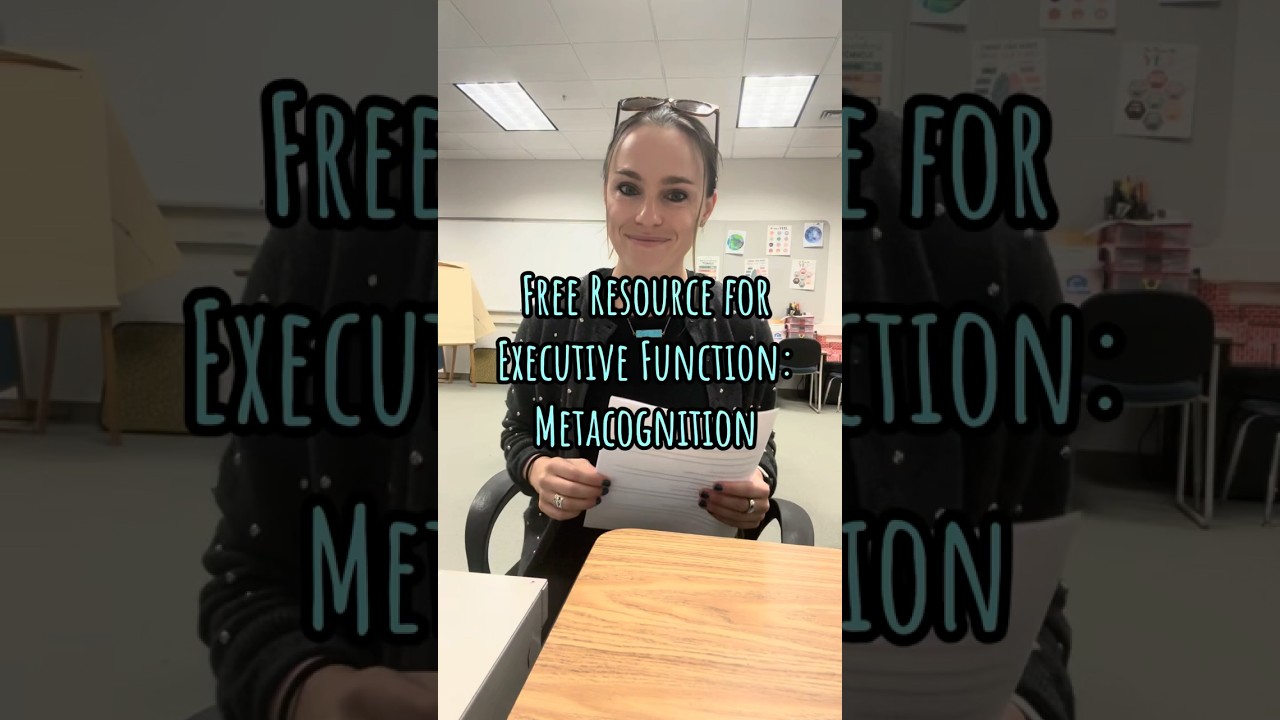 Metacognition is one of the most overlooked executive function skills. #occupationaltherapy #adhd