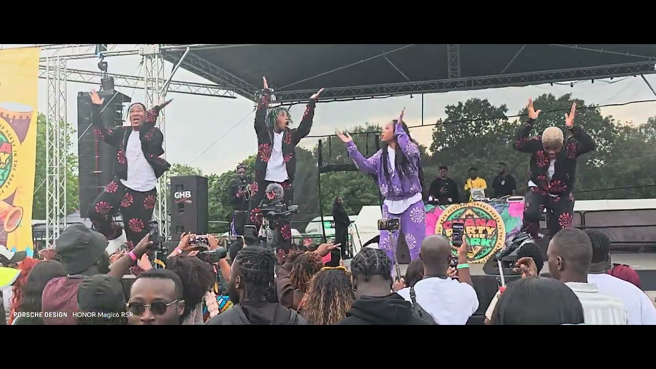 DWP Academy live in Ghana Party in the park UK 2024