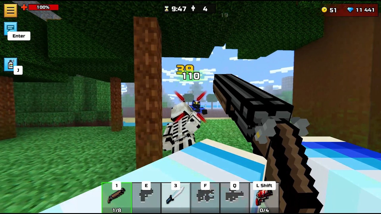 Los juegos del hambre en PIXEL GUN 3D en 2026