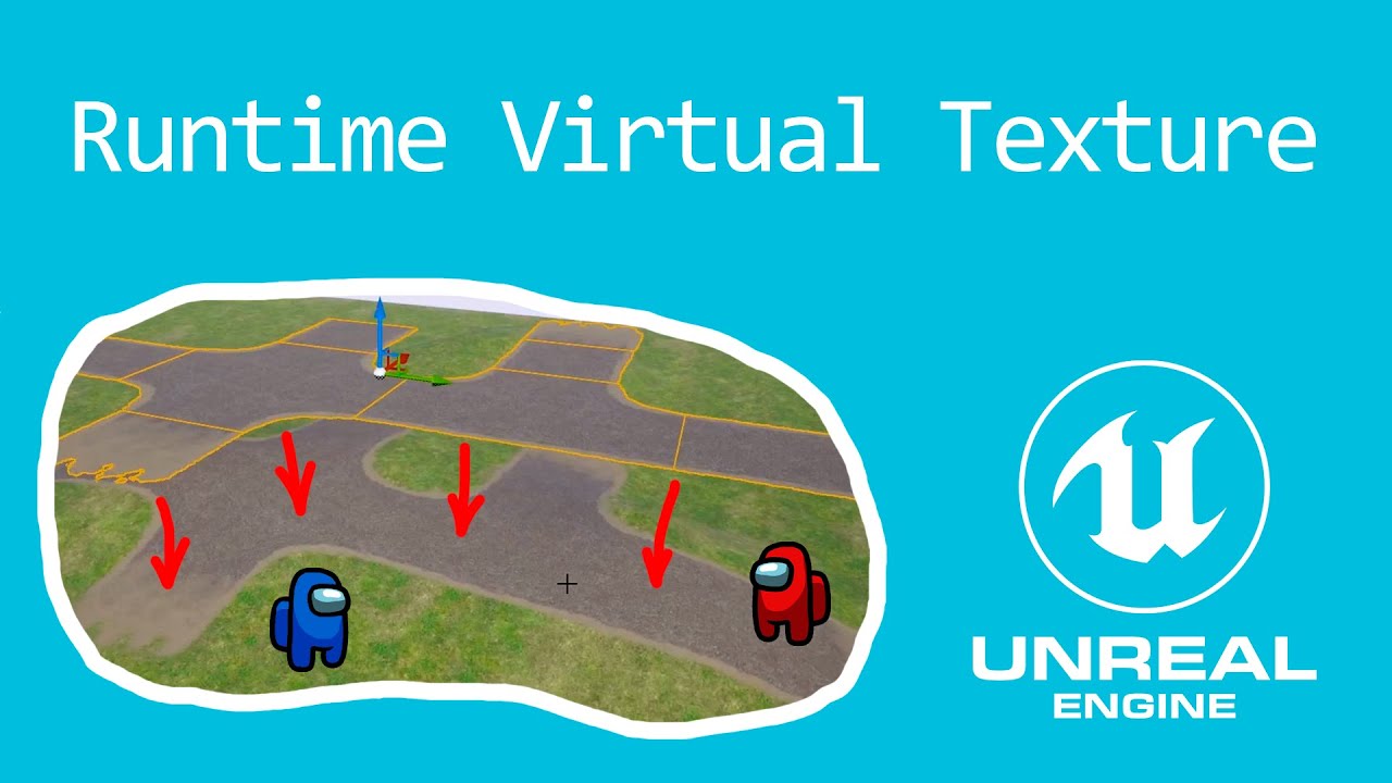 Runtime Virtual Texture в Unreal Engine. Waterborne Tycoon.