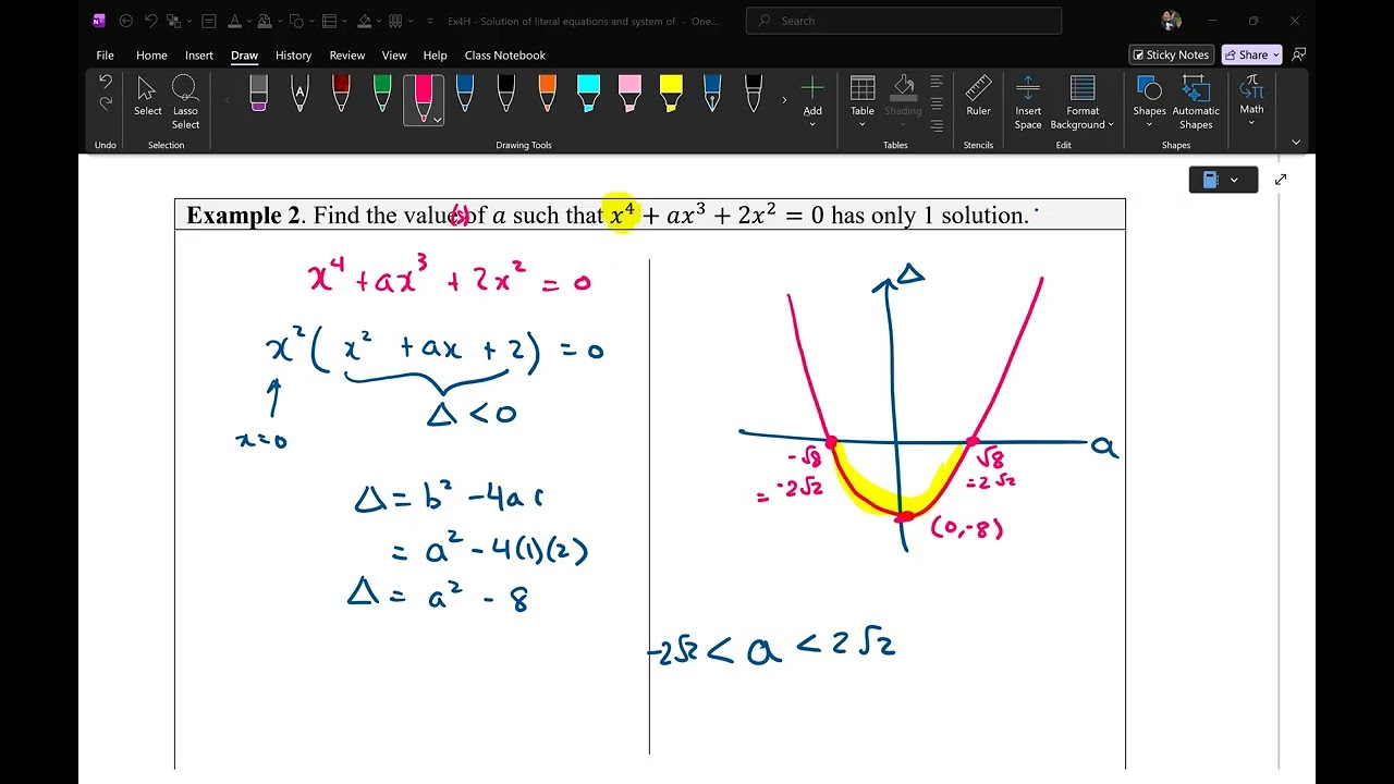 Y12MM Ex4GH simultaneous literal equations