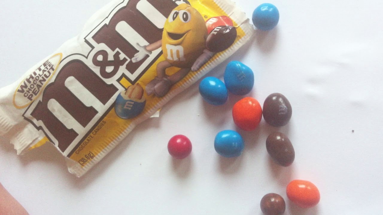 M&M's white chocolate peanut review