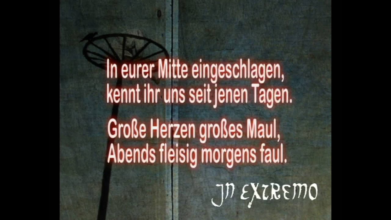 In Extremo - Sterneneisen Lyrics