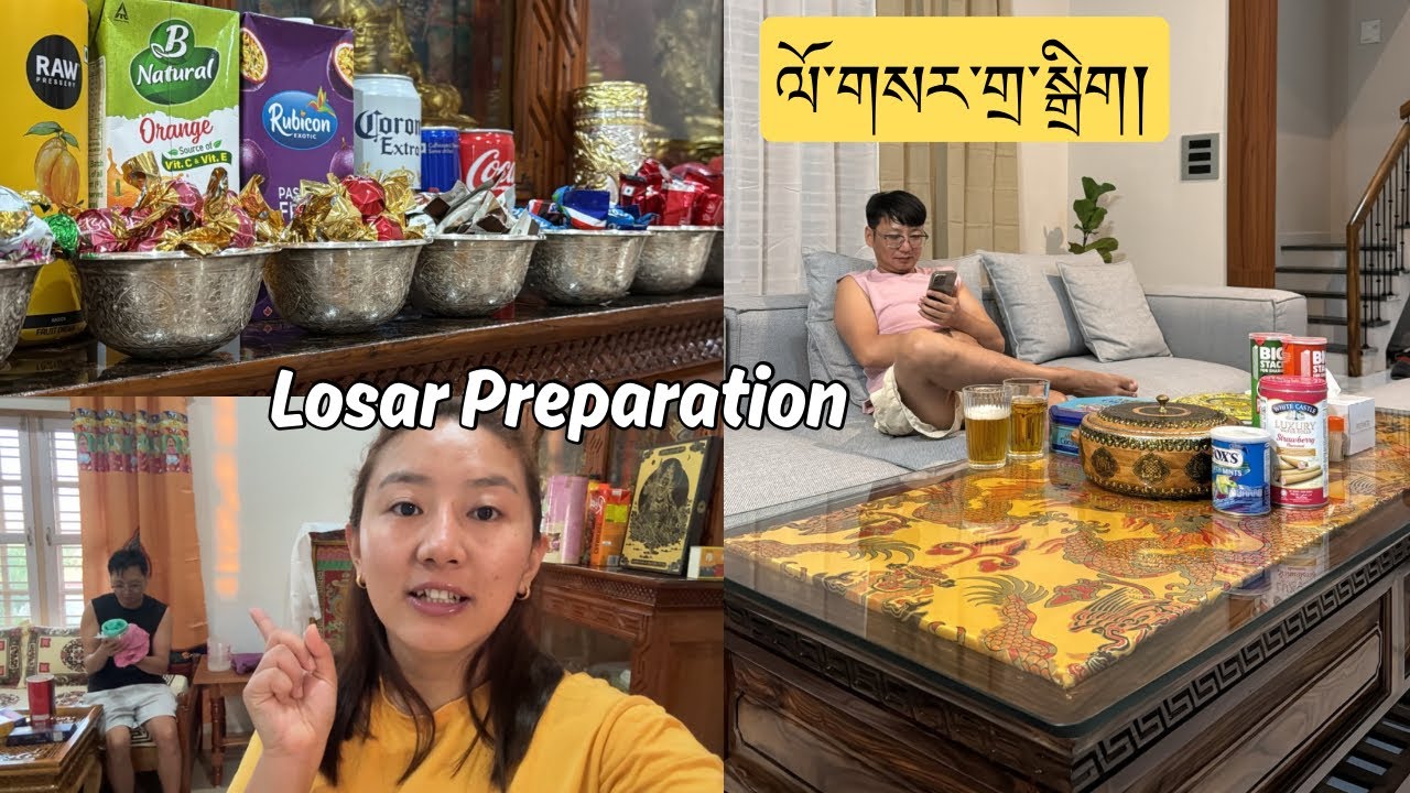 ལོ་གསར་གྲ་སྒྲིག། Losar Preparation Vlog, House Cleaning & Derkha Setup 2026, Tibetan Vlogger 