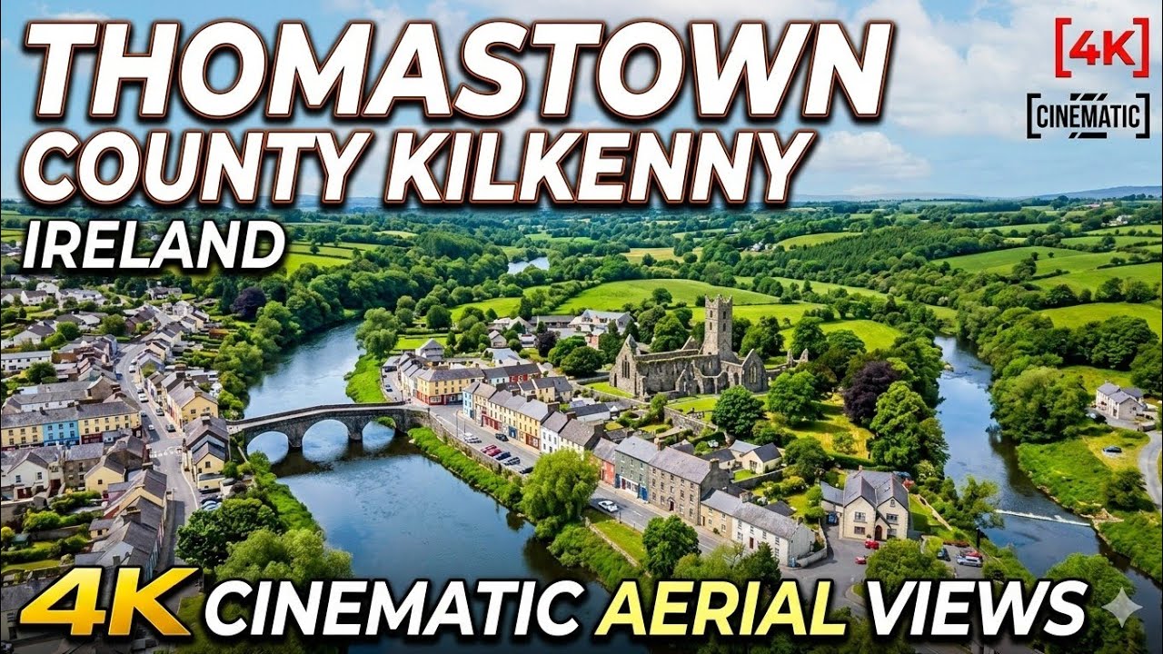 Thomastown kilkenny Ireland 🇮🇪 4k cinematic drone footage
