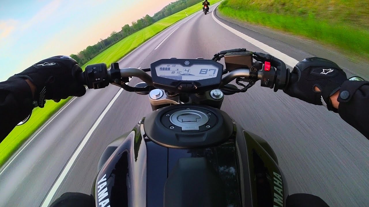 LOUD MT-07 POV | FULL RACE EXHAUST | RAW SOUND