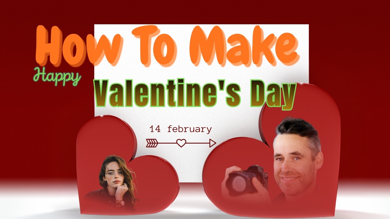Valentine’s Day Post Canva Se Banayein | Canva Template Tutorial Urdu