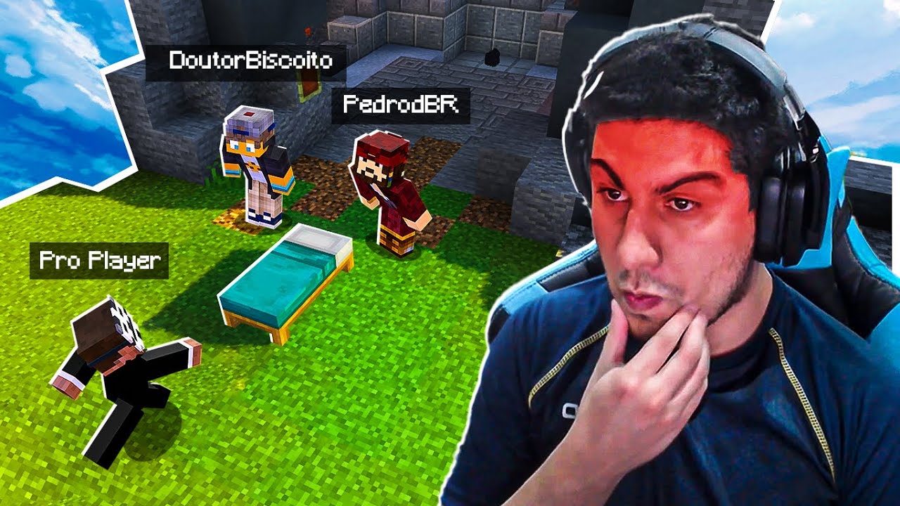 doutorbiscoito e pedrodbr contra os tryhards do bedwars