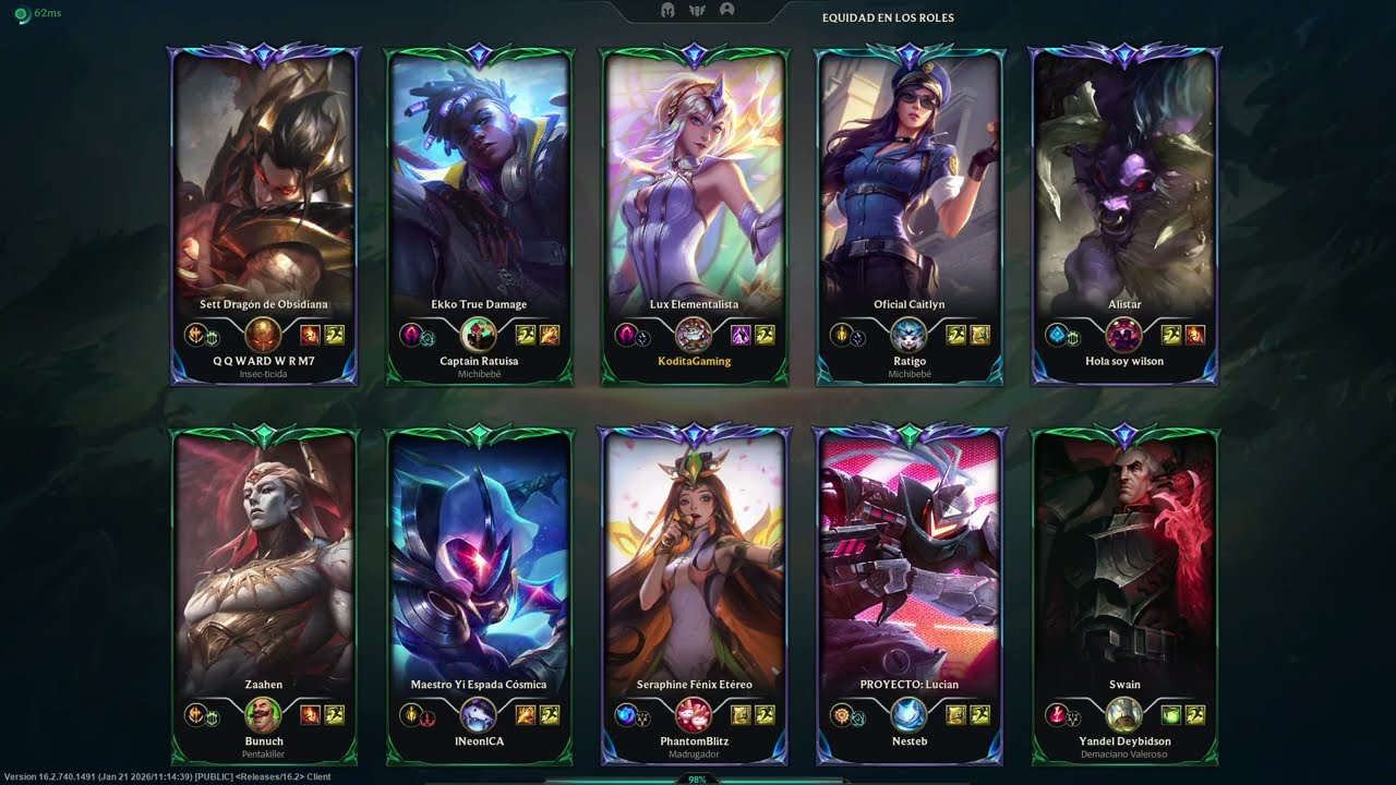 GAMEPLAY - LOL - CLASIS
