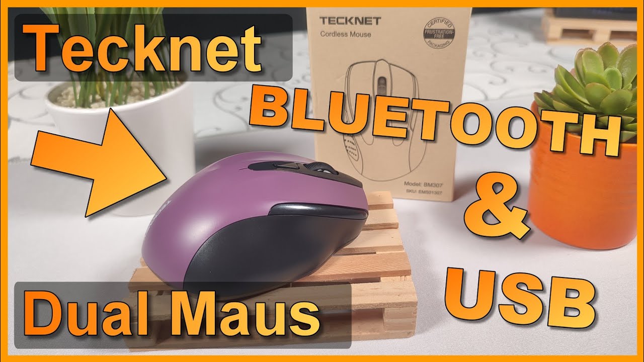 Kurztest: Tecknet BM307 Dual Maus für 2.4GHZ & Bluetooth