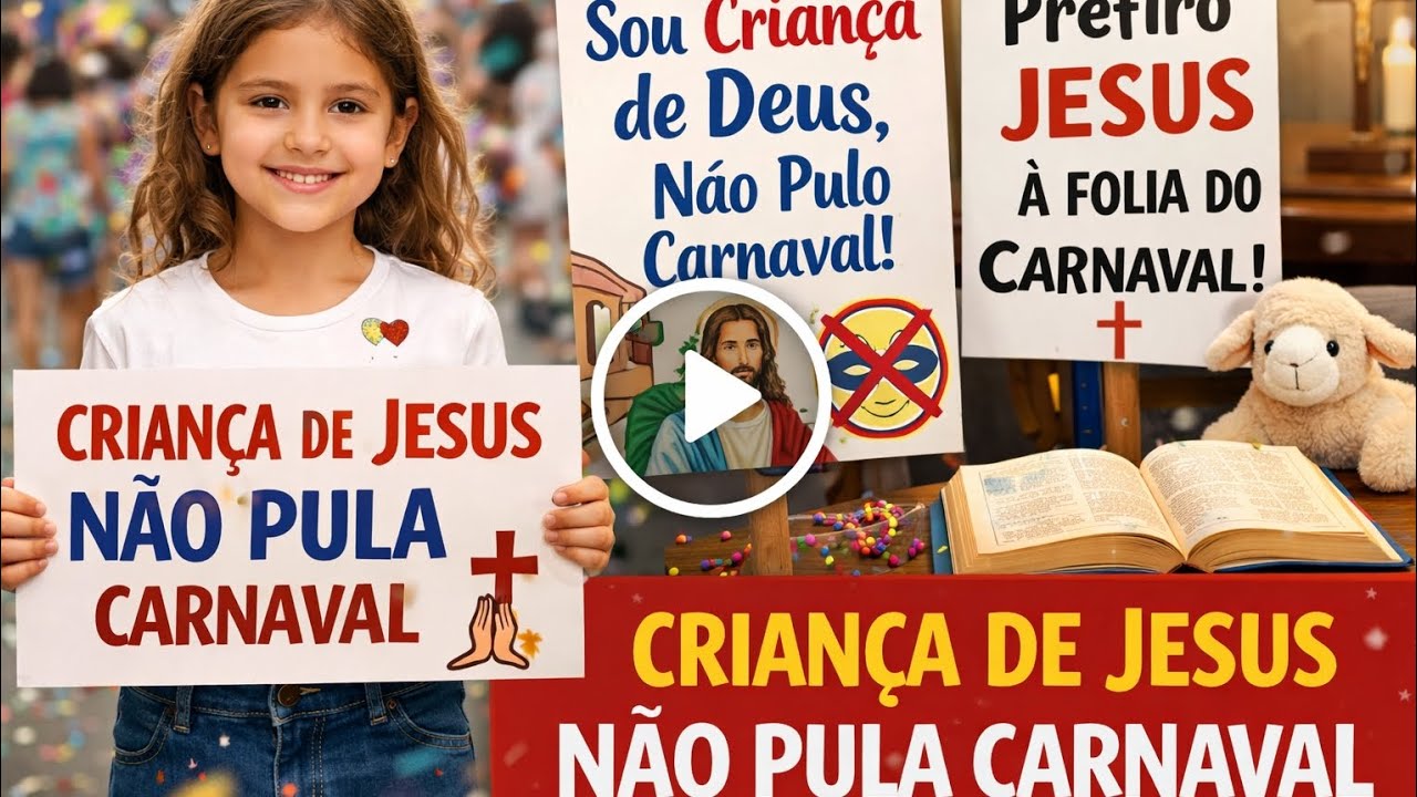 OUÇA AGORA - CRIANÇA DE JESUS NÃO PULA CARNAVAL 