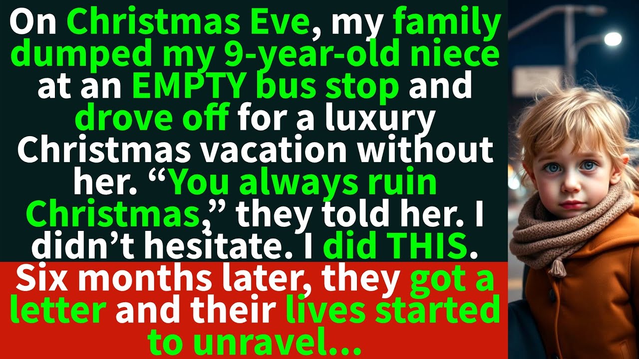 At Christmas my 9-year-old niece was told to “take the bus home” and stay there ALONE for four days…