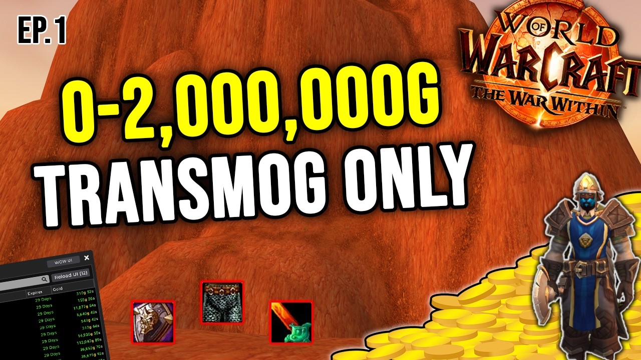 Zero to 2 Million Gold TRANSMOG ONLY in The War Within | ep.1