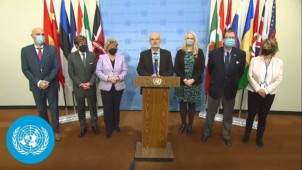 Estonia, France, Ireland, Norway, UK, USA & Albania on Belarus - Security Council Media Stakeout