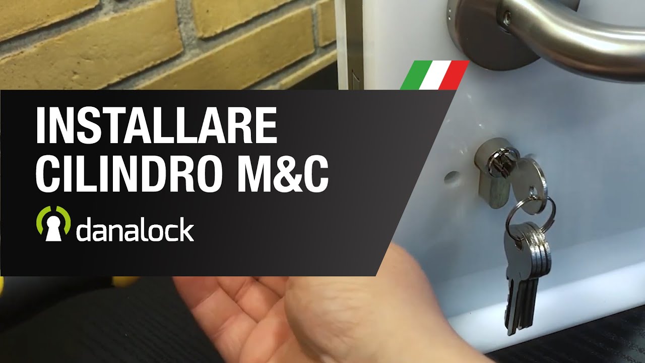 Installare il cilindro regolabile M&C per il montaggio Danalock V3 Euro - Salto Systems | By Demes