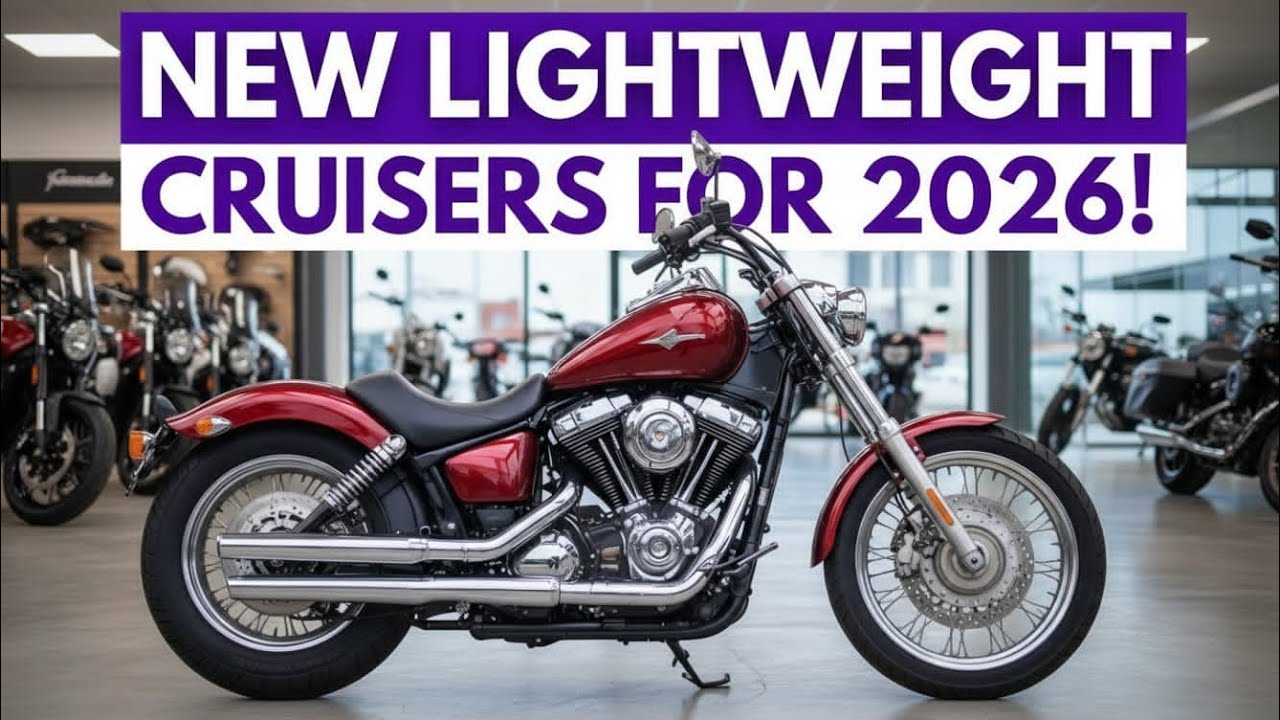 🛵 Title: 6 New Lightweight Cruiser Motorcycles for 2026