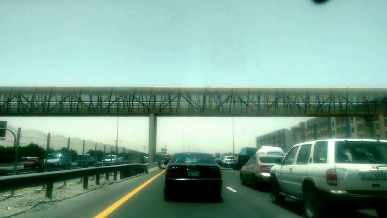Dubai & Sharjah - Afternoon Video - Saif Zone, Sharjah to Oud Metha Metro, Dubai -- May 2016