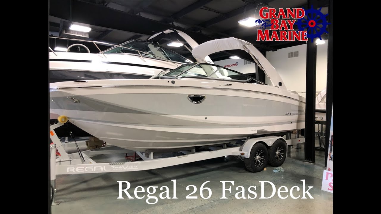 Grand Bay Marine Walk Through Featuring the 2020 Regal 26 Fasdeck