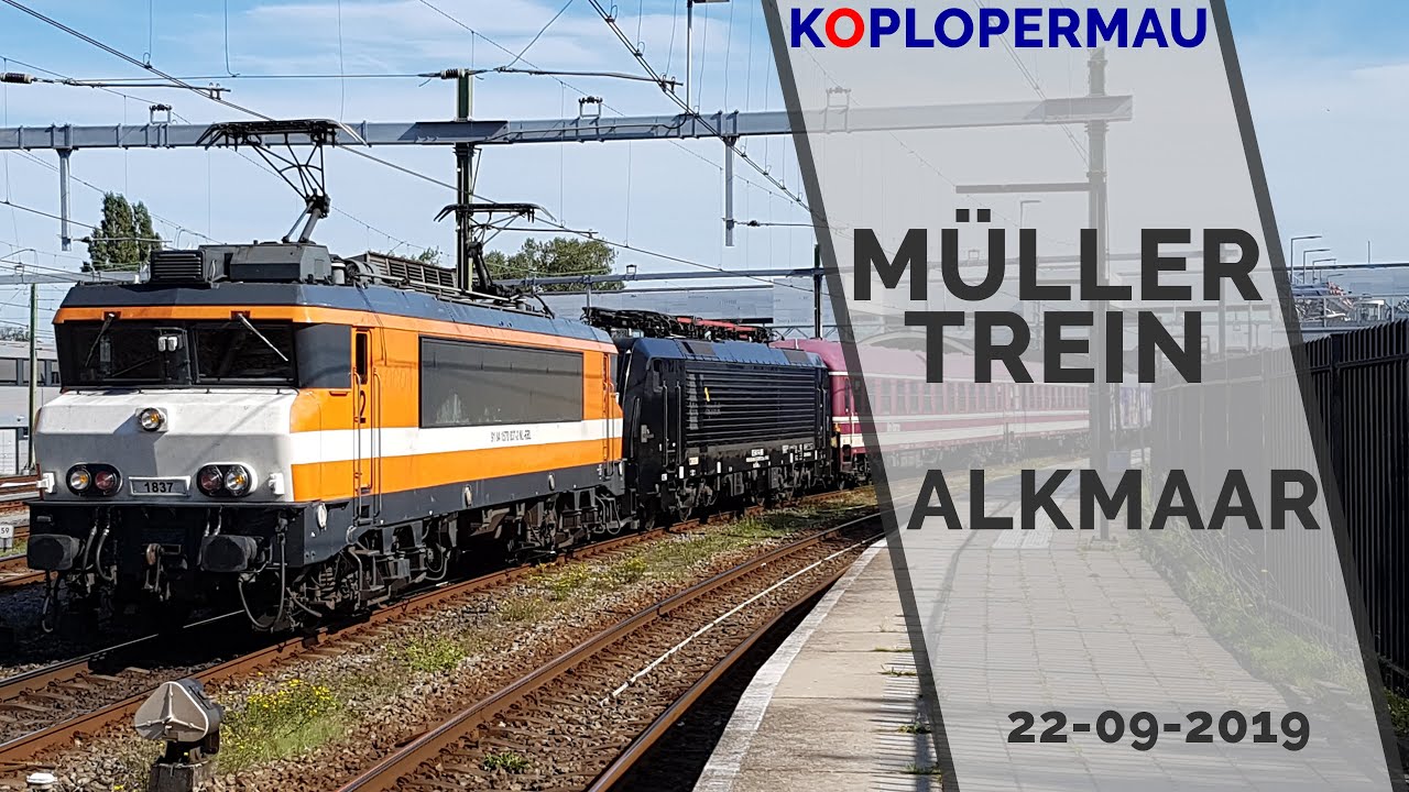 Müllertreinen op station Alkmaar - 20 september 2019