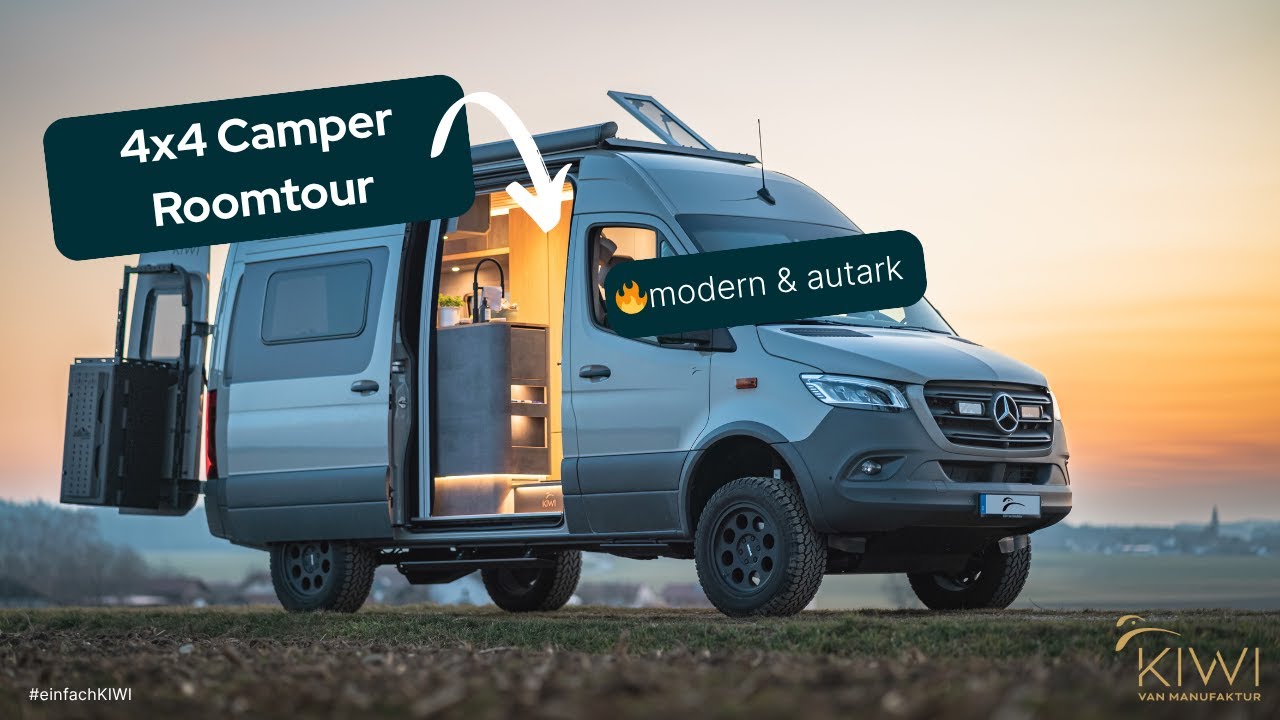 KIWI BØ | Offroad Camper Ausbau | 4x4 Sprinter Ausbau für Abenteuer & Autarkie [room tour]