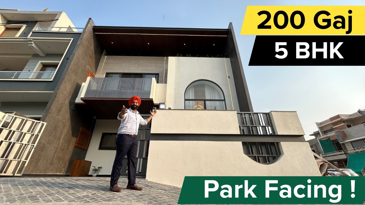 Park Facing 200 SQ Yd 5 Bedroom Duplex House | Sector -123, Mohali !