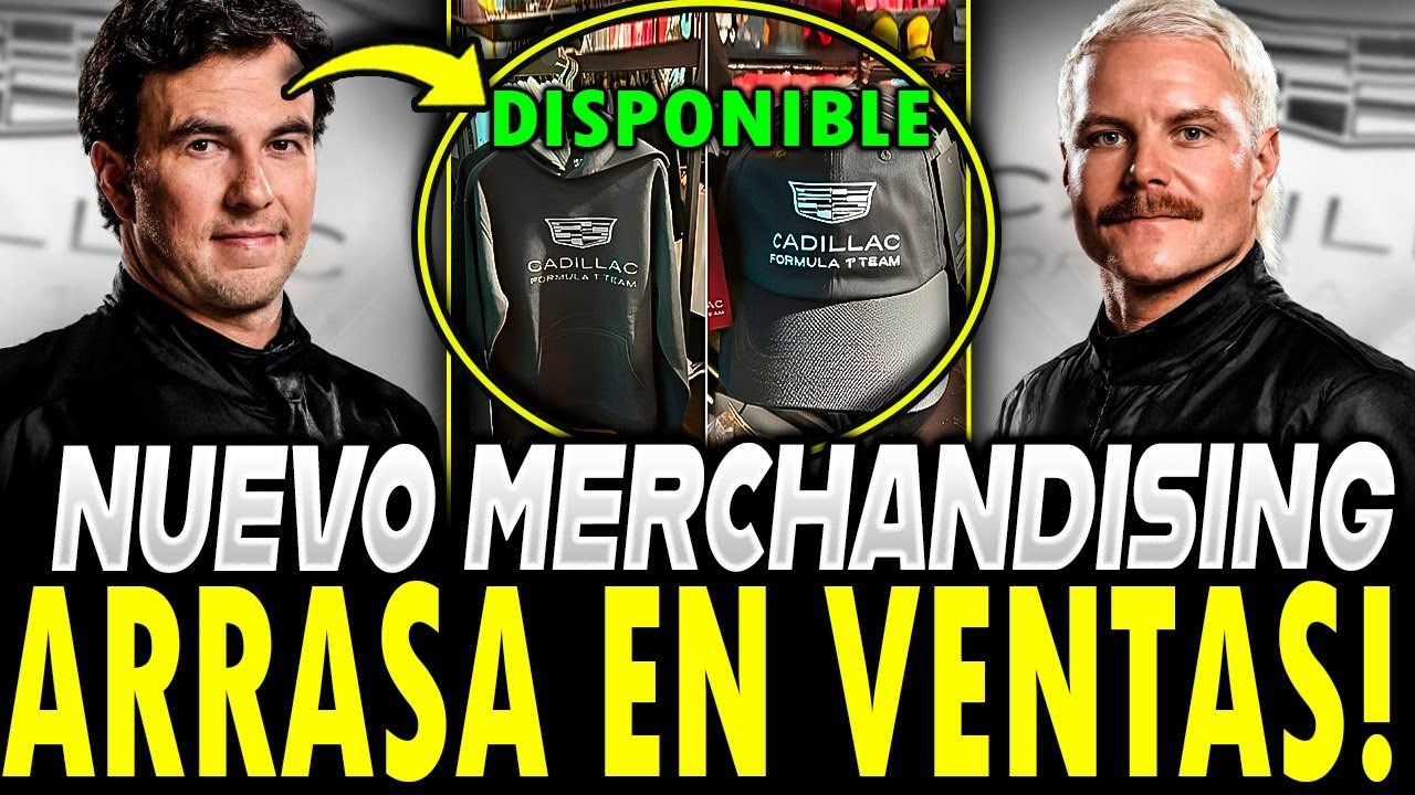 🔥MASS IN LAS VEGAS! Checo P&eacute;rez's NEW MERCH with Cadillac ACHIEVES HISTORIC SALES IN MINUTES