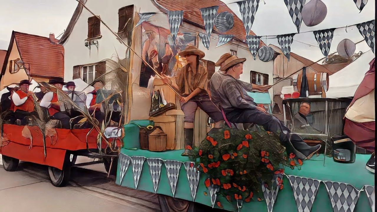 Houssen - F&eacute;te Paysanne French traditions Alsace | ปาร์ตี้ของชาวสวน ประเพณีเก่าแก่ฝรั่งเศส
