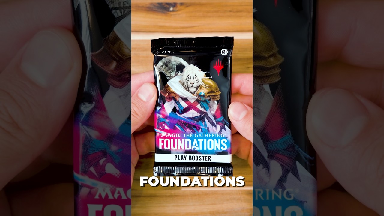 Back to MTG&rsquo;s Foundations on Day 527 w/ a Play Booster 🦁 #foundations #FDN #mtg #magicthegathering