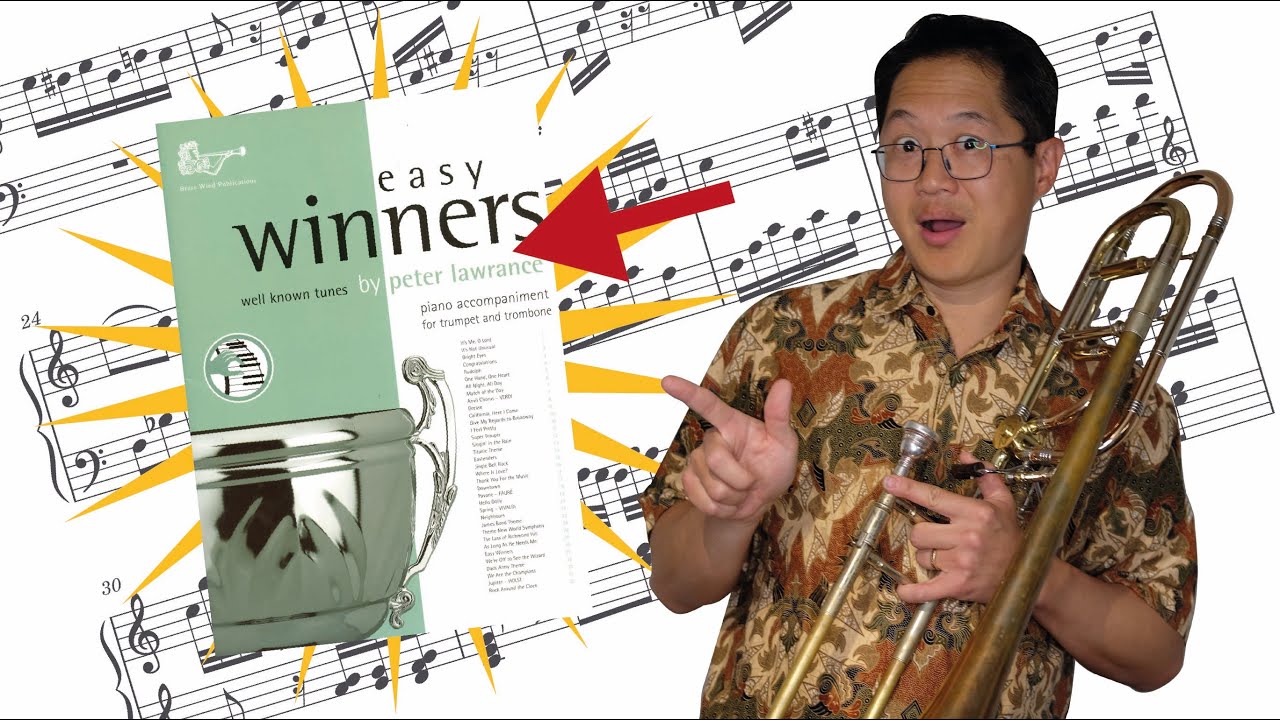 James Bond Theme - Easy Winners for Trombone by Peter Lawrance (Trombone ABRSM Grade 3)w/Karaoke vid