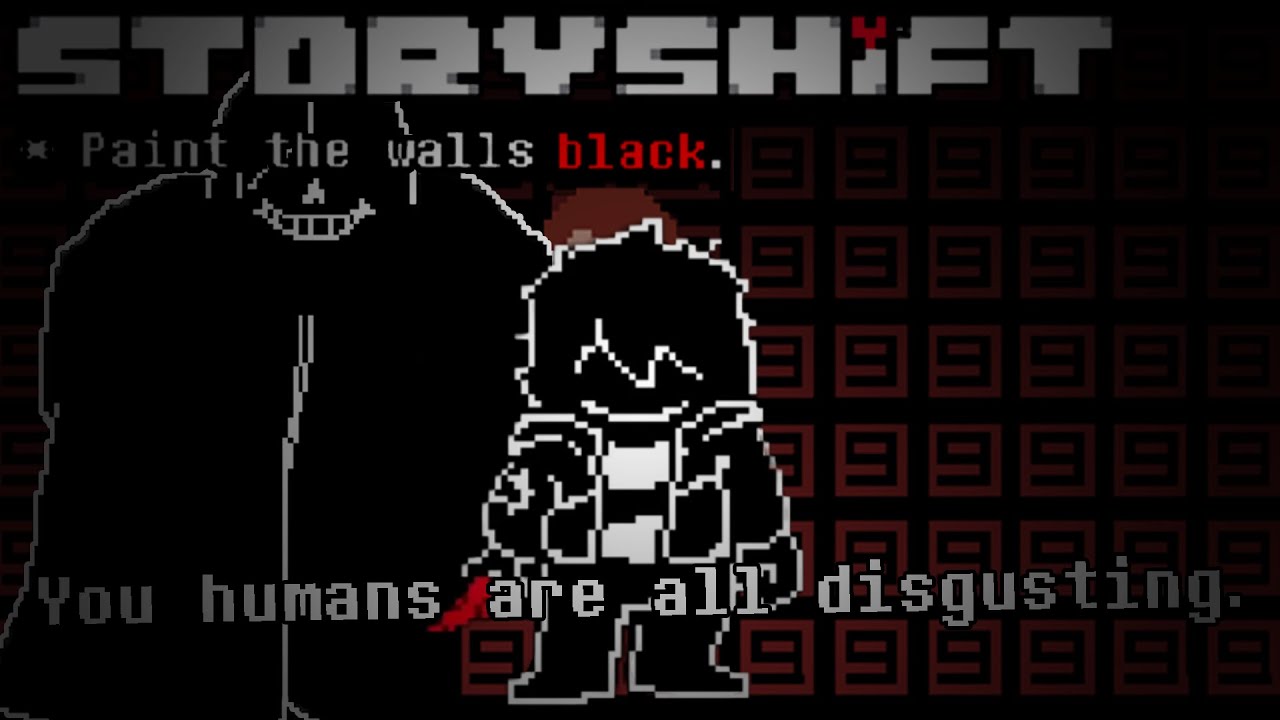 Chara HATES YOU... StoryShift Chara - BLACK.