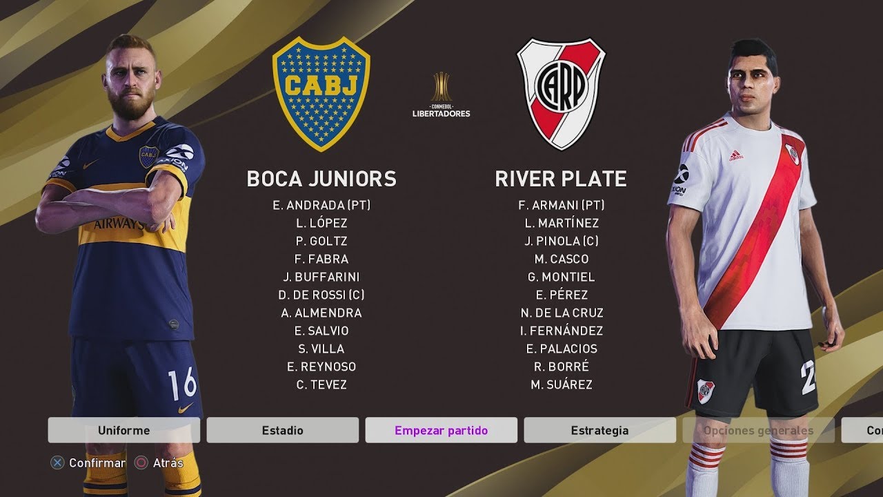 PES 2020 PS4 Copa Conmebol Libertadores Boca Juniors Vs River Plate