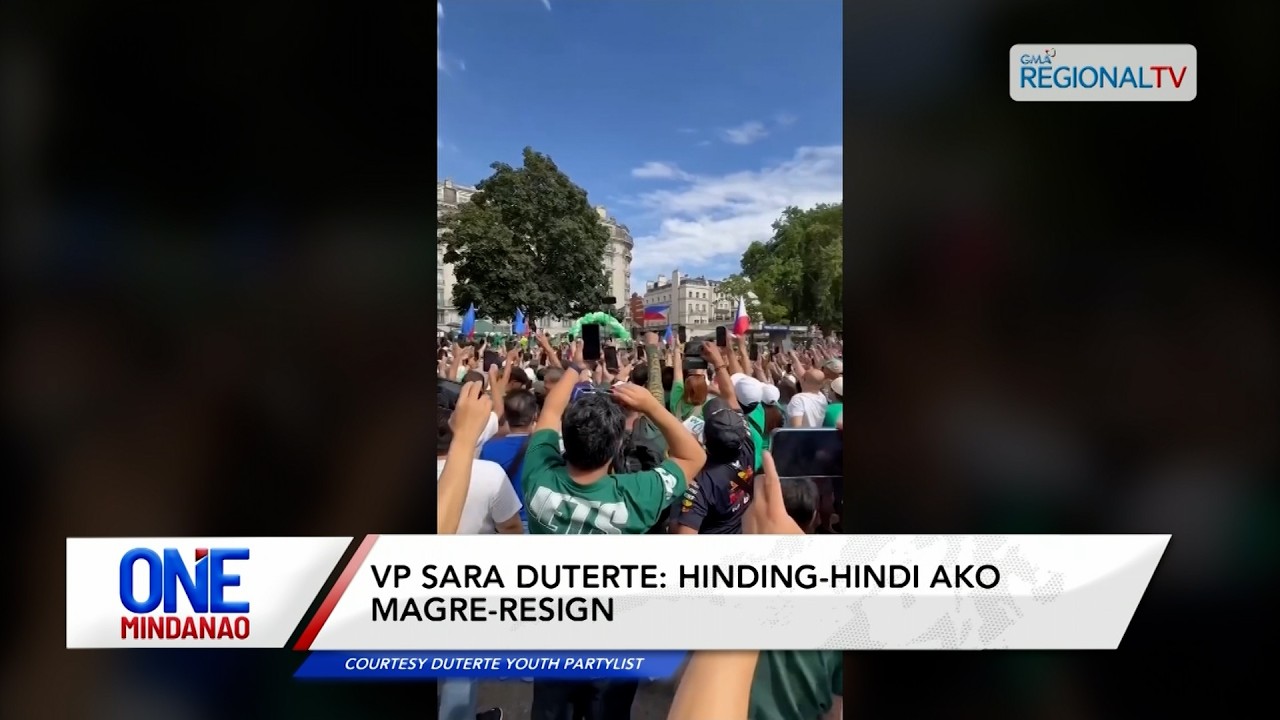 VP Sara Duterte: hinding-hindi ako magre-resign I One Mindanao