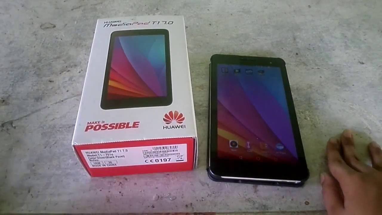 Unboxing & Review of the Huawei mediapad T1 7.0
