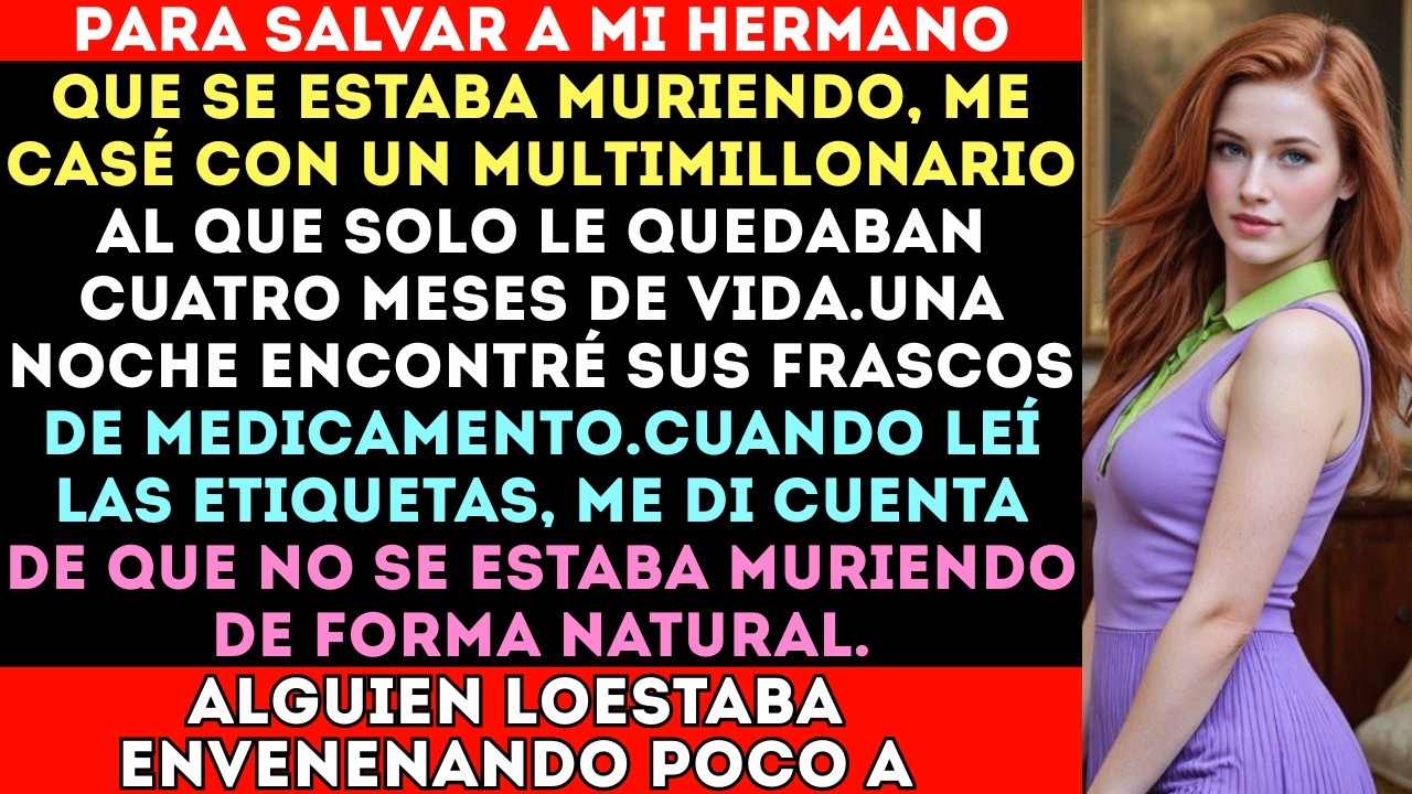 PARA SALVAR a mi hermano que se estaba muriendo, me casé con un multimillonario al que solo #viral
