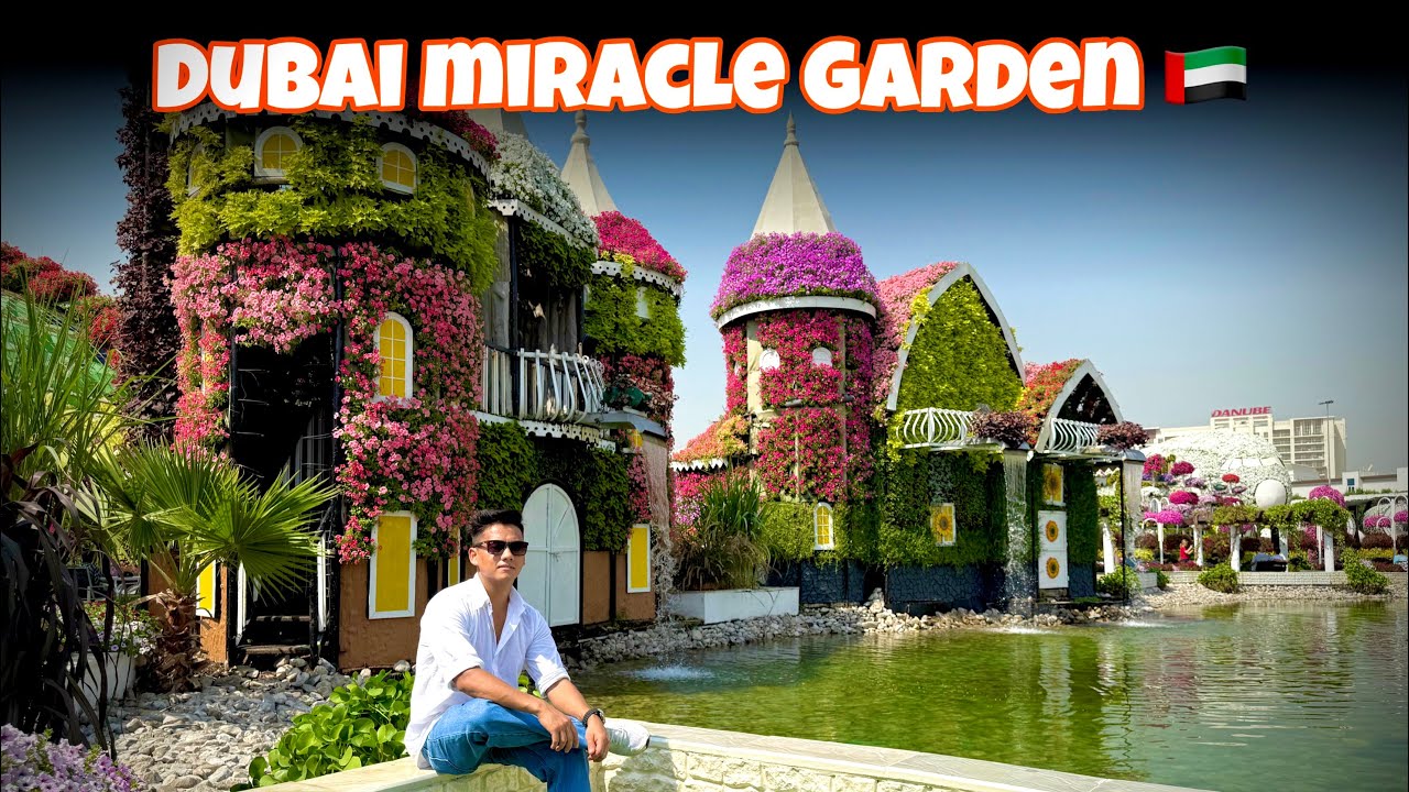 World Largest Garden in UAE😳🇦🇪!! ￼Dubai Miracle Garden Vlog 🇦🇪!! How much ticket price ? ￼ 