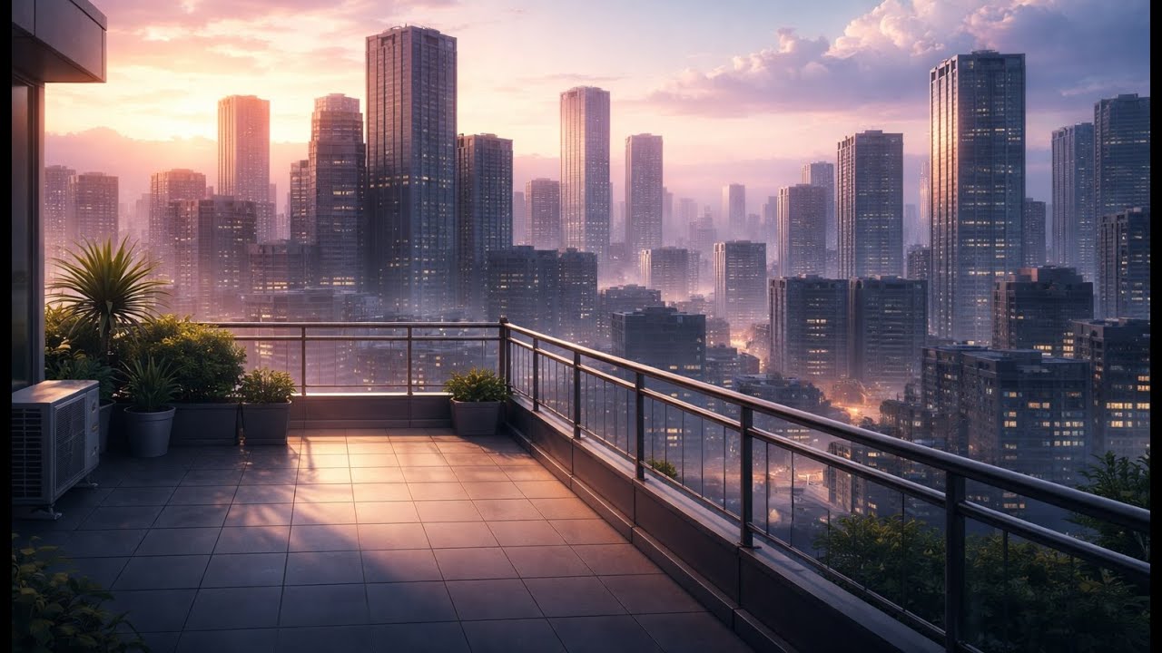Rooftop Glow  Calm Hi Fi Morning Vibes