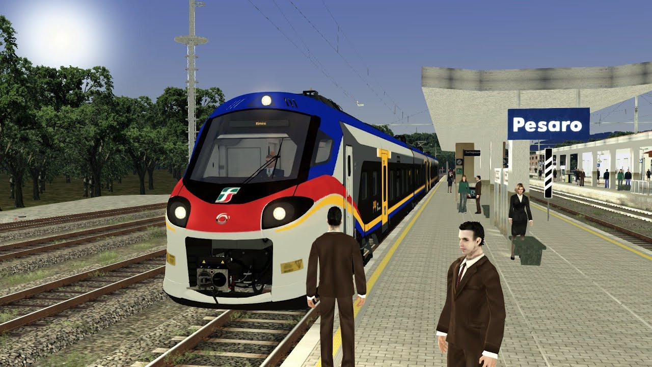 TRAIN SIMULATOR: ETR 104 SUL REGIONALE VELOCE 3928 DA PESARO A RIMINI
